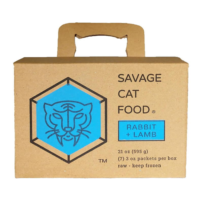 Savage Cat Food Rabbit & Lamb Box