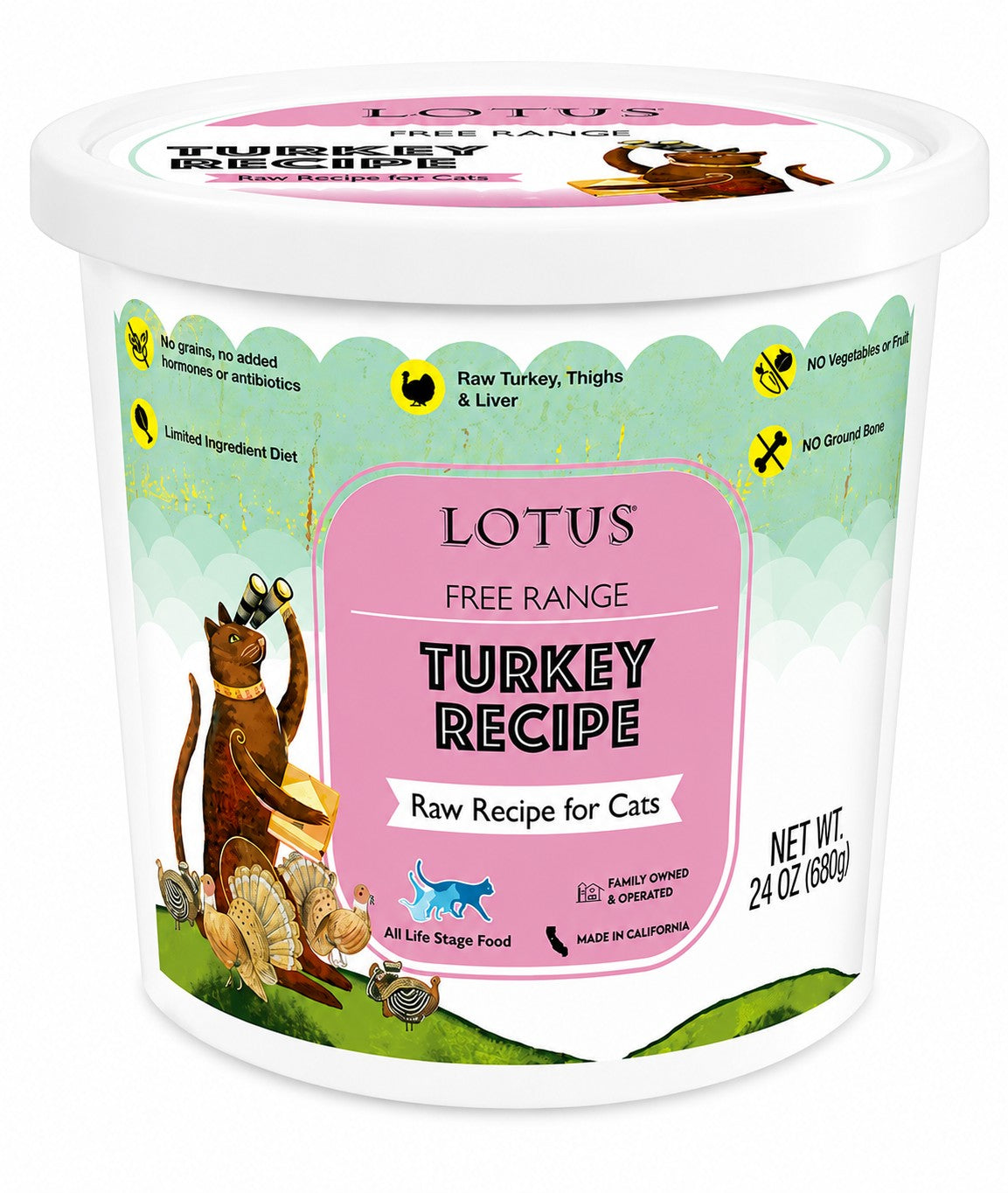Lotus Frozen Raw Free-Range Turkey