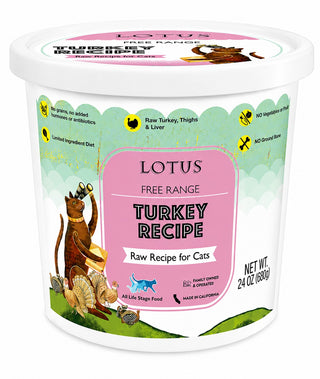 Lotus Frozen Raw Free-Range Turkey