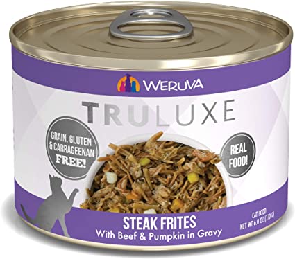 Weruva Truluxe Beef & Pumpkin in Gravy Steak Frites Dinner