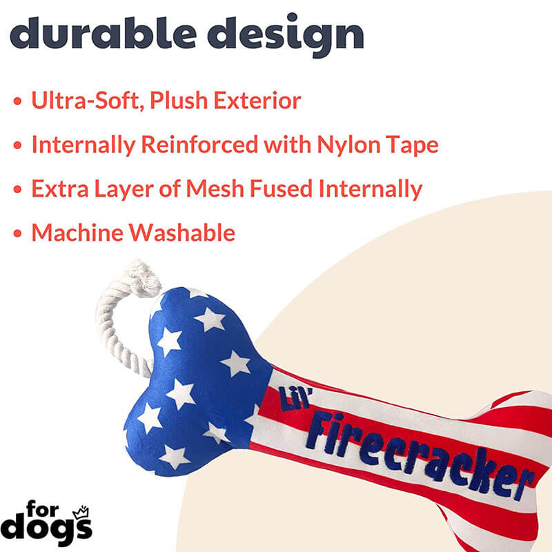 Lulubelles Power Plush Lil' Firecracker Bone