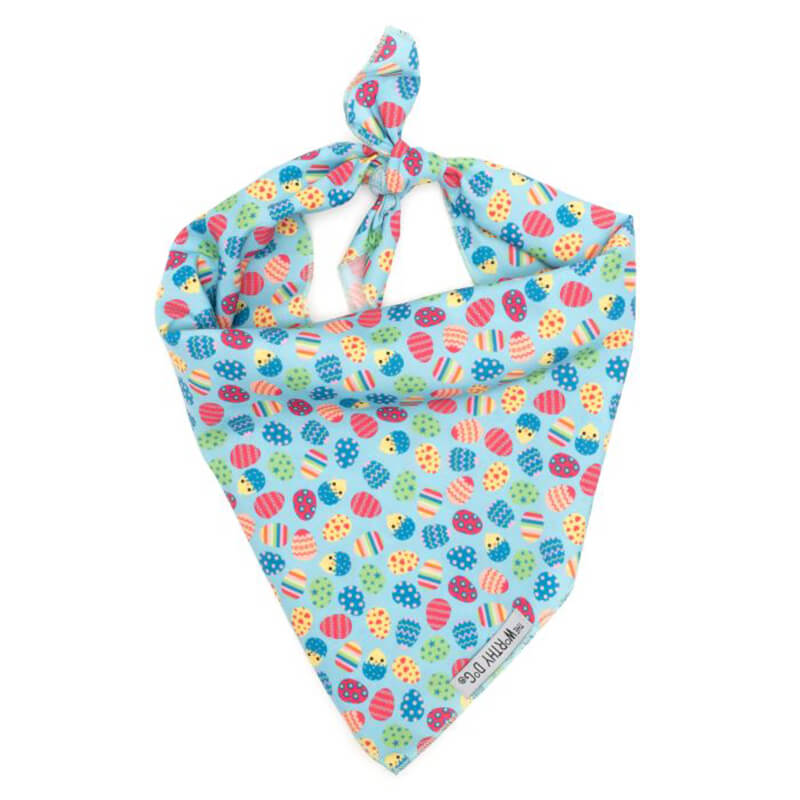 The Worthy Dog Easter Eggs Bandana