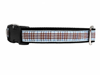 Mackenzie Collar Light Blue Tartan