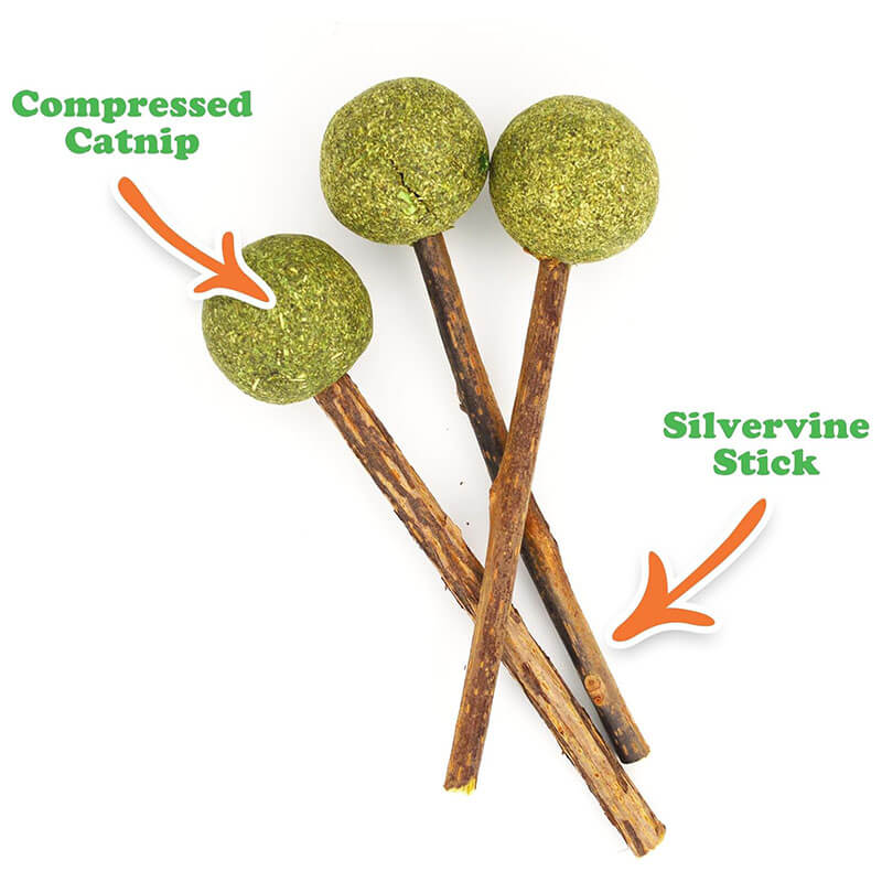 Meowijuana Catnip & Silvervine Lollies