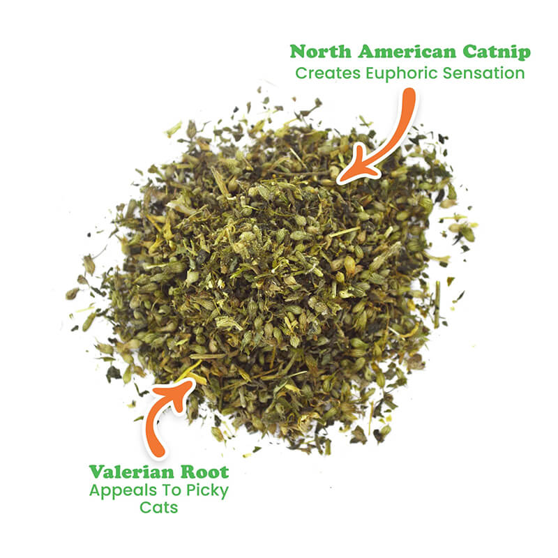 Meowijuana Kalico Kush Catnip & Valerian Root Blend