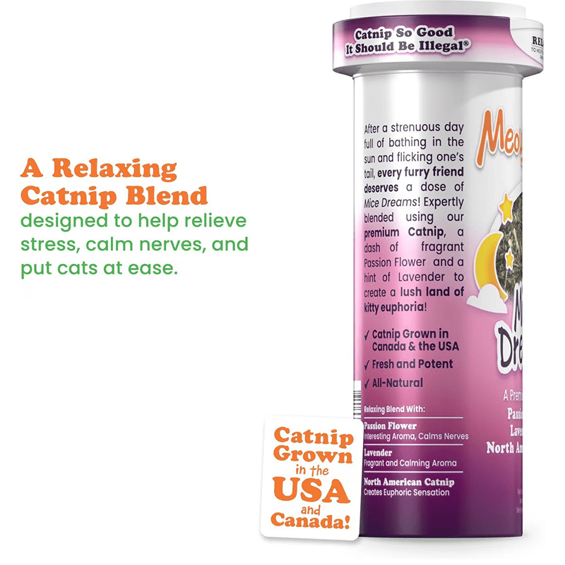 Meowijuana Mice Dreams Catnip With Passion Flower & Lavender
