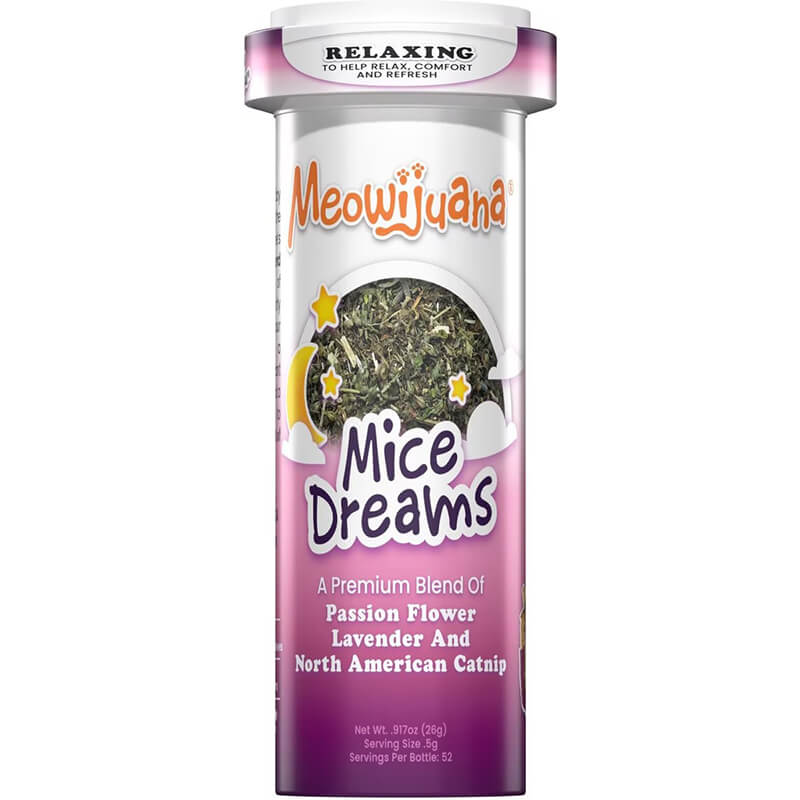 Meowijuana Mice Dreams Catnip With Passion Flower & Lavender