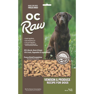 OC Raw Freeze-Dried Rox Venison & Produce