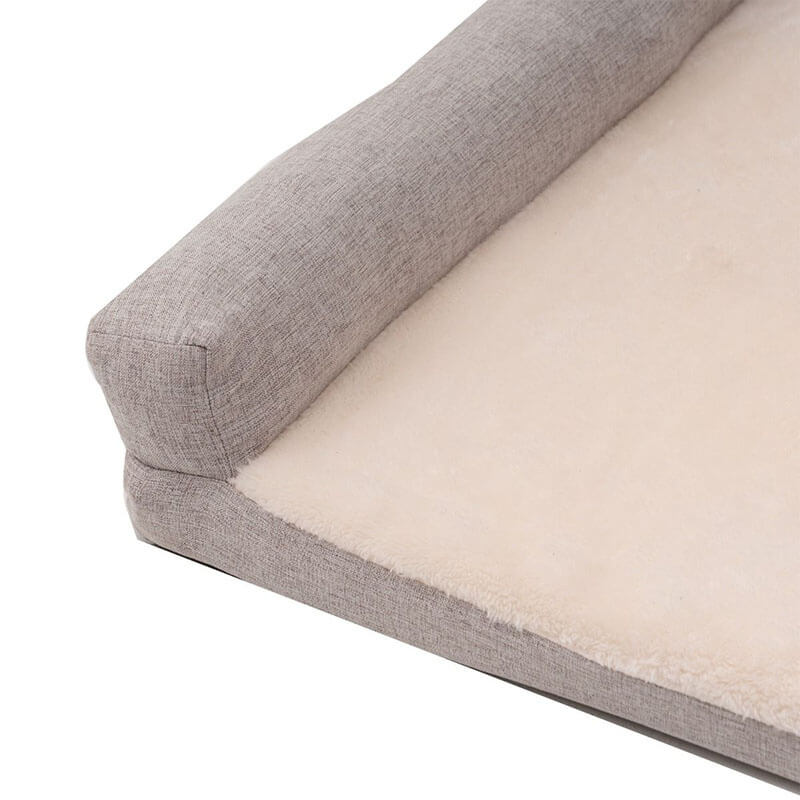 Territory Orthopedic Lounger Dog Bed Khaki