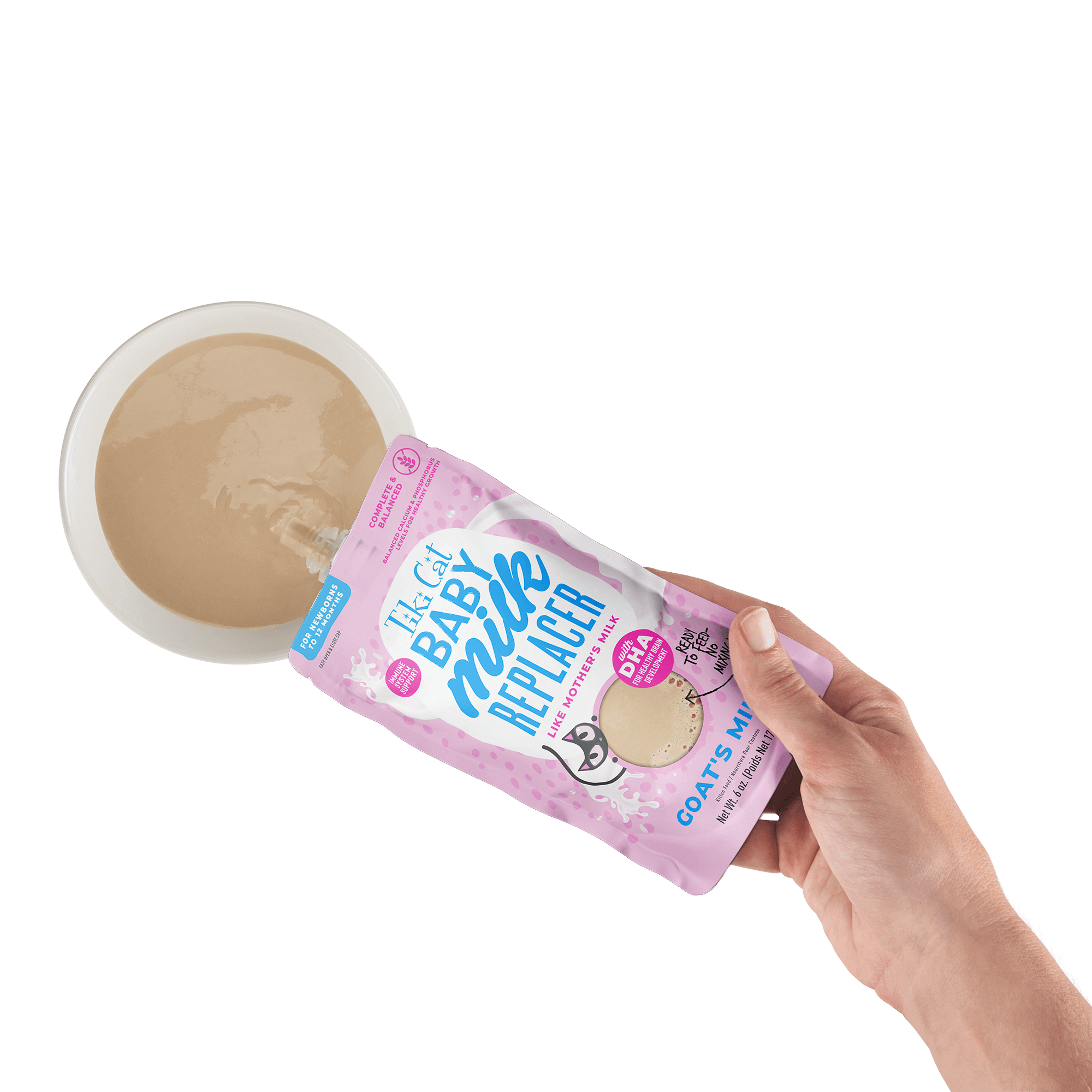 Tiki Cat Baby Milk Replacer with Goat's Milk 6 oz Pouch