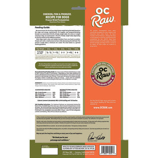 OC Raw Freeze-Dried Rox Chicken, Fish & Produce