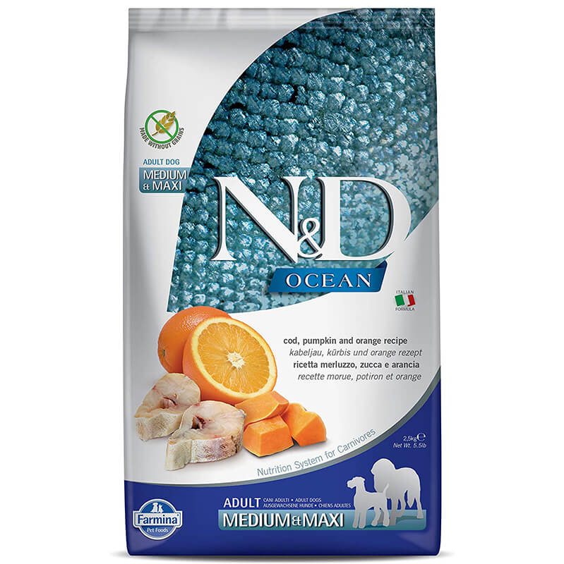 Farmina N&D Ocean Cod, Pumpkin & Orange Adult