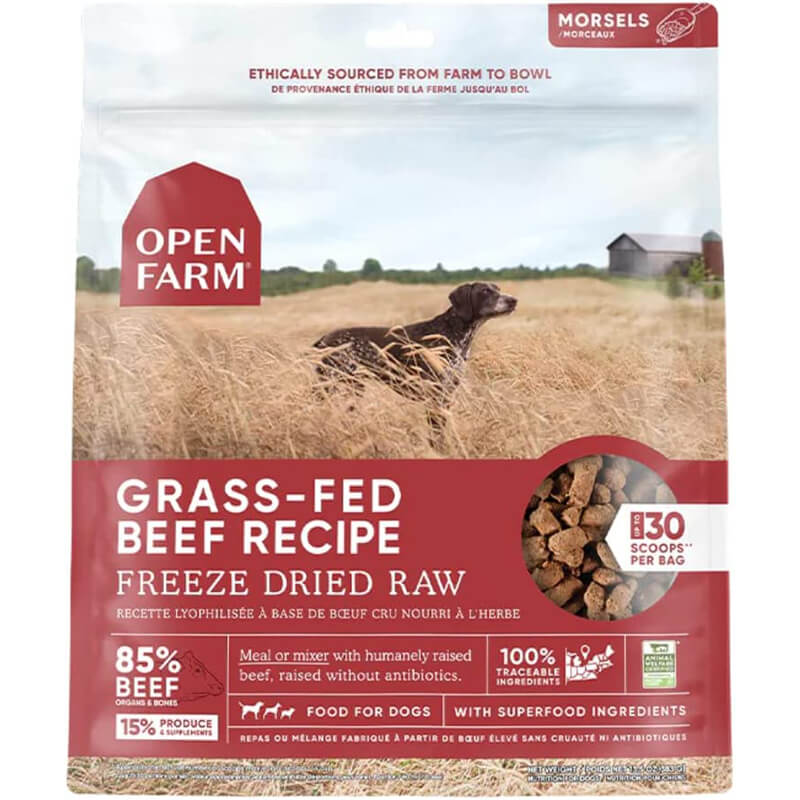 Open Farm Freeze Dried Raw Patties Grass-Fed Beef