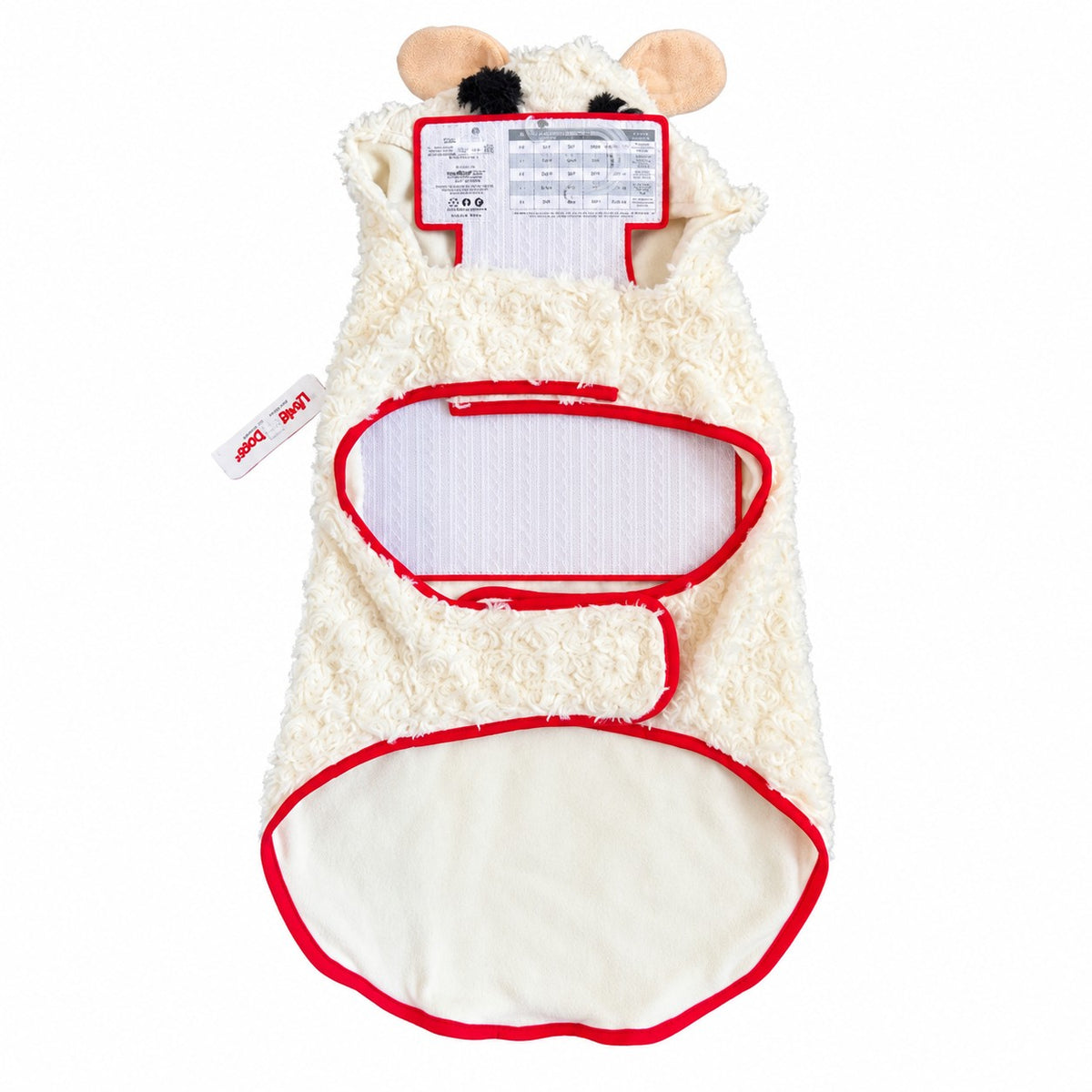 Mulitpet Lamb Chop Pet Costume