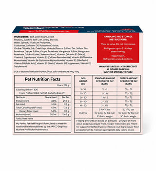 My Perfect Pet Gently Cooked Reduced Carbs Beef 4 lbs