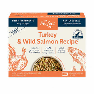My Perfect Pet Gently Cooked Turkey & Wild Salmon Recipe, 4 lbs