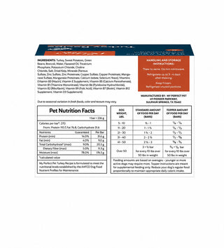 My Perfect Pet Turkey Reduced Carbohydrates Recipe