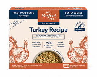 My Perfect Pet Gently Cooked Turkey Recipe – Reduced Carbohydrates, 4 lbs