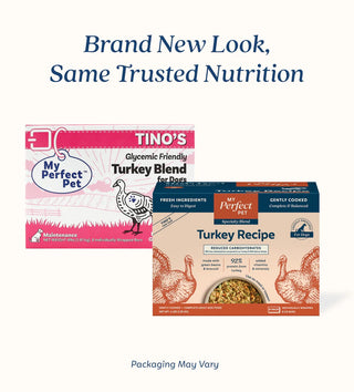 My Perfect Pet Gently Cooked Turkey Recipe – Reduced Carbohydrates, 4 lbs