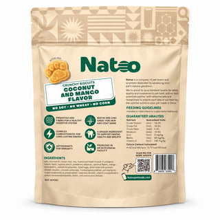 Natoo Crunchy Biscuits Coconut & Mango Small Bites