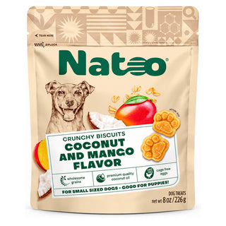 Natoo Crunchy Biscuits Coconut & Mango Small Bites