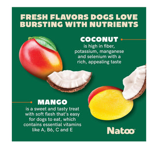 Natoo Crunchy Biscuits Coconut & Mango BIG Bites