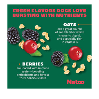 Natoo Crunchy Biscuits Oats & Berries
