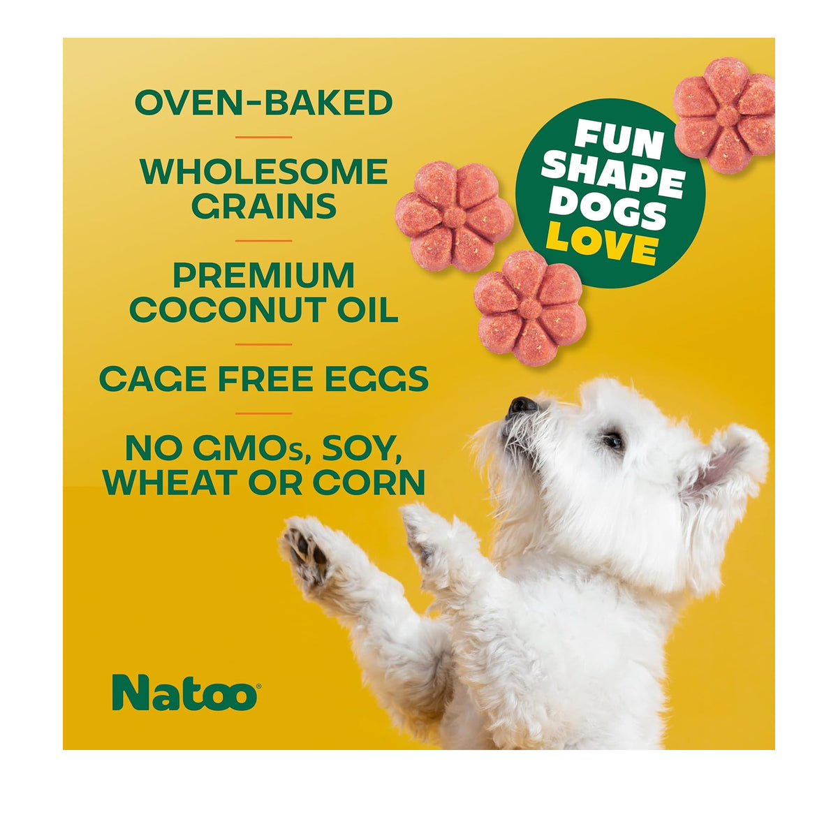Natoo Crunchy Biscuits Oats & Berries