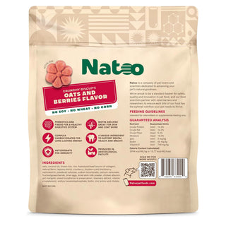 Natoo Crunchy Biscuits Oats & Berries
