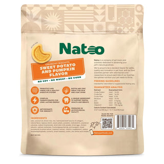 Natoo Crunchy Biscuits Sweet Potato & Pumpkin