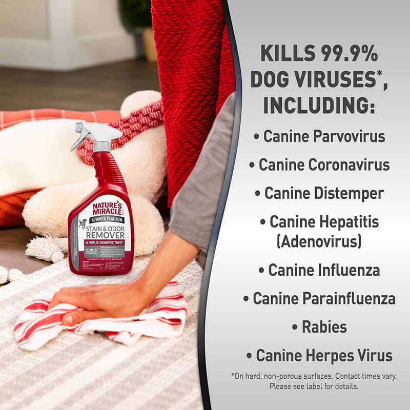 Nature's Miracle Advanced Stain and Odor Virus Disinfectant Spray