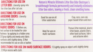 Nature's Miracle Just For Cats Litter Box Odor Destroyer