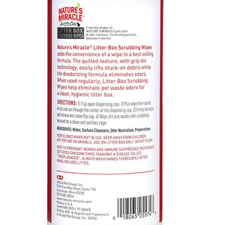 Nature's Miracle Litter Box Scrubbing Wipes