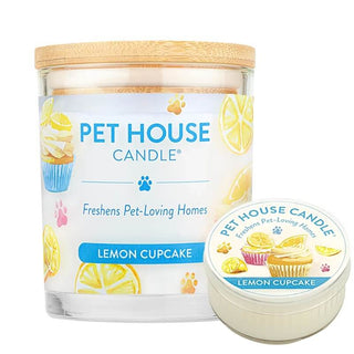 One Fur All Pet House Candle - Lemon Cupcake