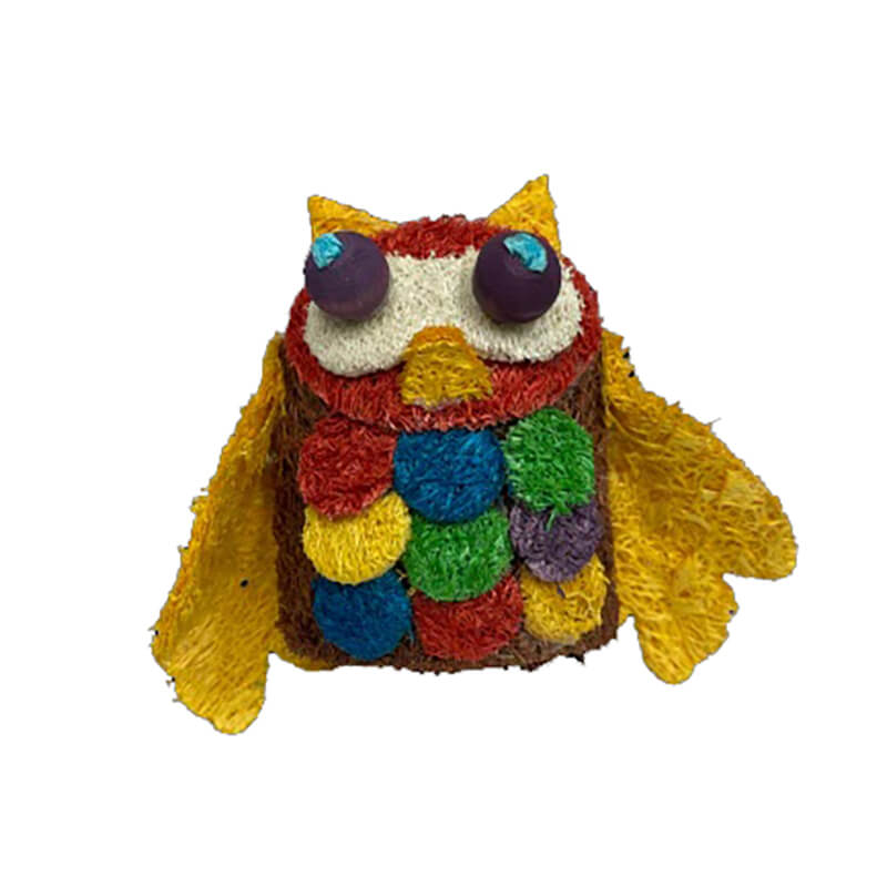 Nibbles Owl Loofah Toy
