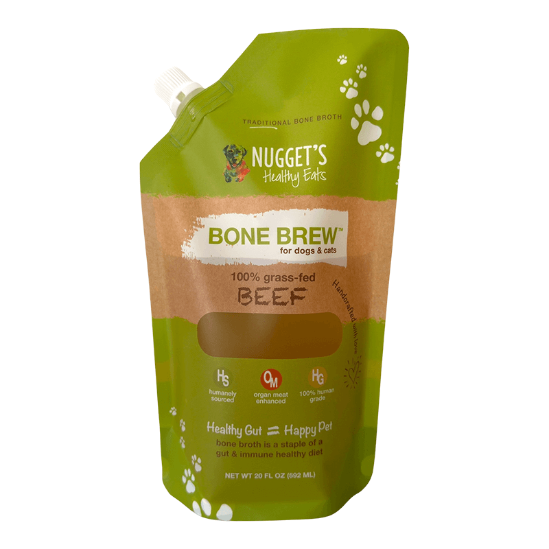Nugget's Healthy Eats Beef Bone Brew