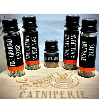 Shady Cat Catniperie Board Catnip Sampler Set