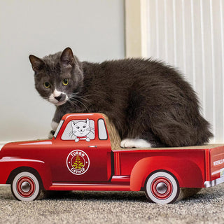 Turbo Red Truck Cat Scratcher