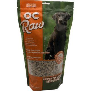 OC Raw Freeze-Dried Rox Chicken, Fish & Produce