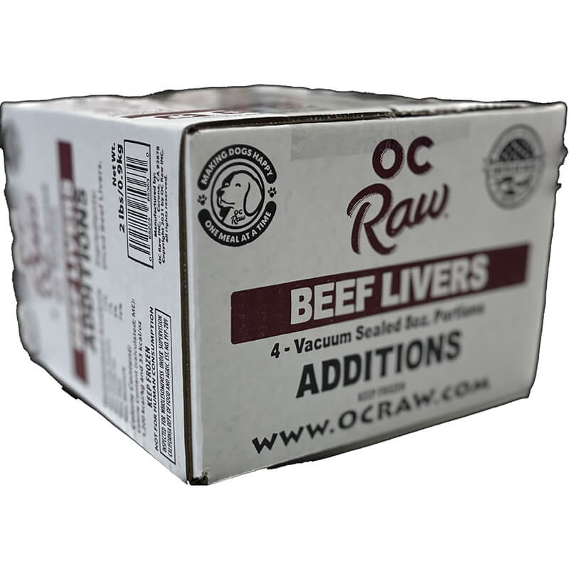 OC Raw Additions Frozen Beef Liver 2 lbs
