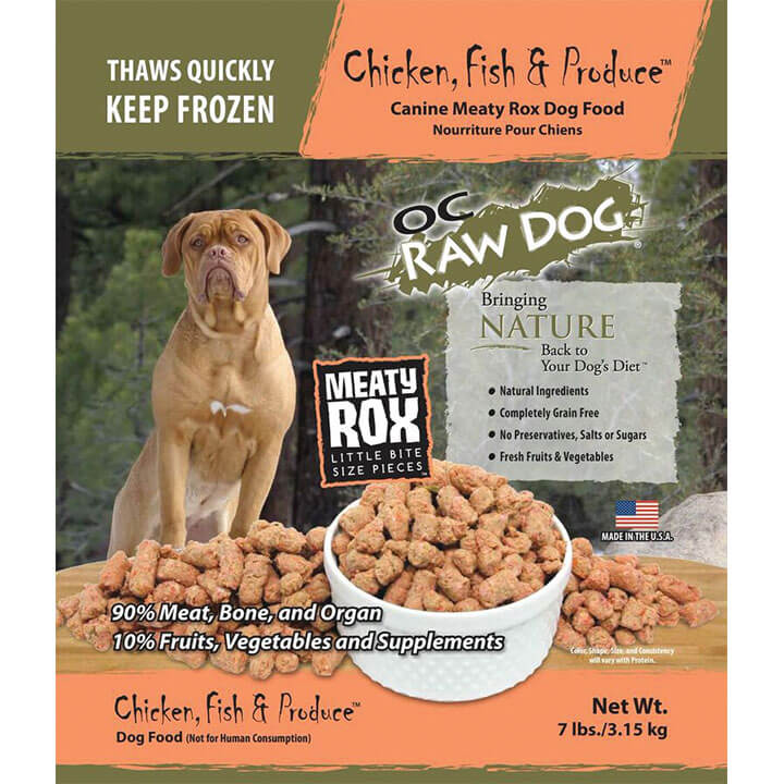 OC Raw Meaty Rox Chicken, Fish & Produce