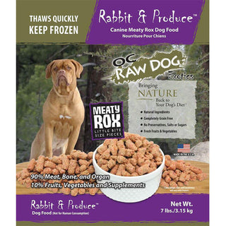 OC Raw Meaty Rox Rabbit & Produce