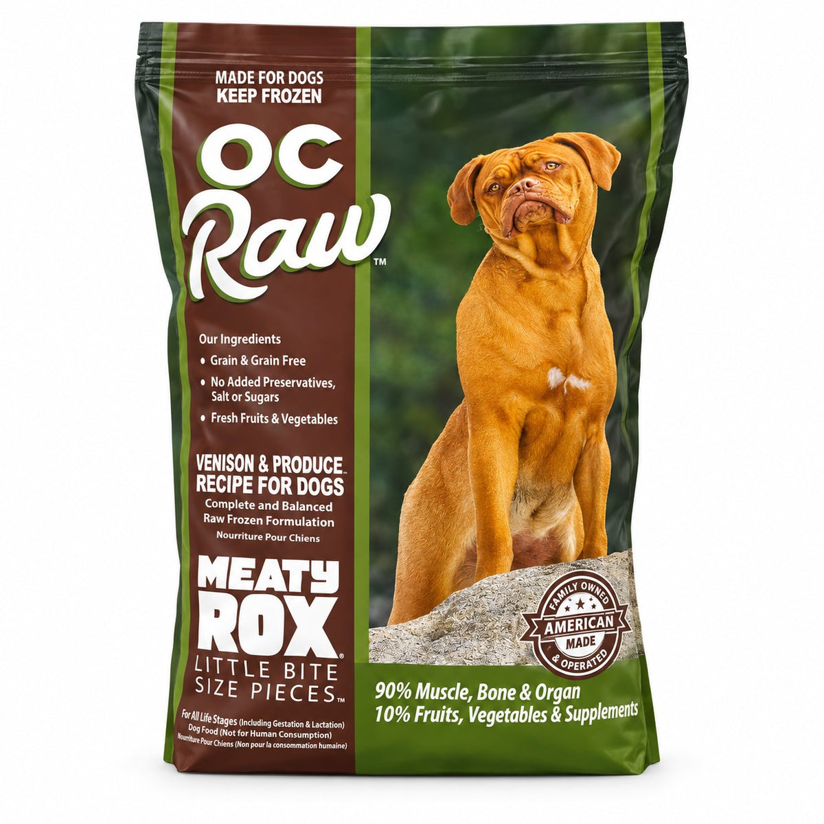 OC Raw Meaty Rox Venison & Produce