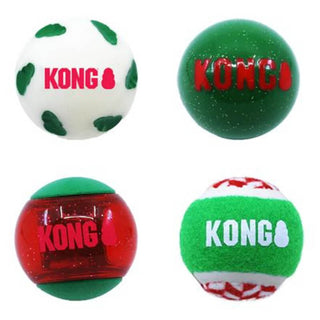 Kong Holiday Occasions Balls 4-Pack