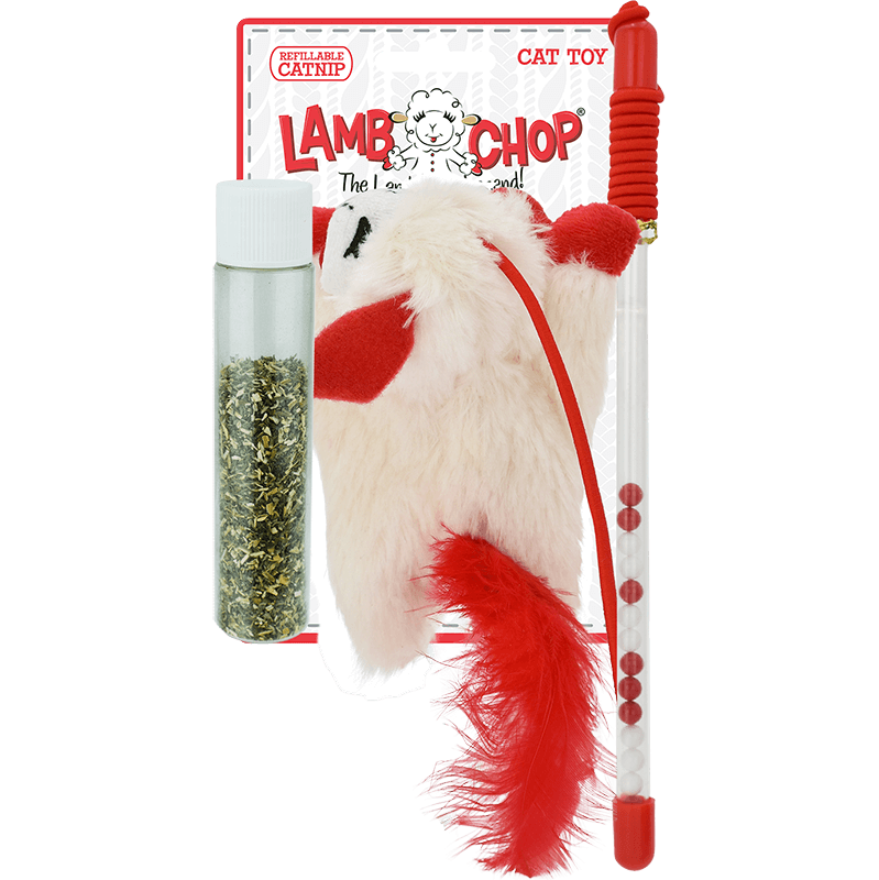 Multipet Lambchop Cat Wand