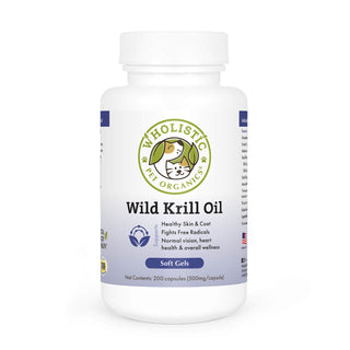 Wholistic Pet Organics Krill Oil Soft Gels