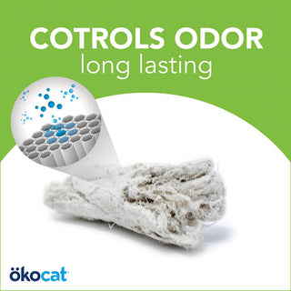 Okocat Less Dust-Free Non-Clumping Paper Pellet Litter