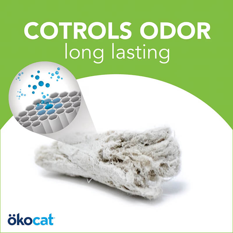 Okocat Less Dust-Free Non-Clumping Paper Pellet Litter