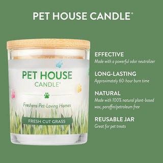 One Fur All Pet House Candle - Fresh Cut Grass