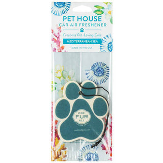 One Fur All Pet House Car Air Fresheners Mediterranean Sea
